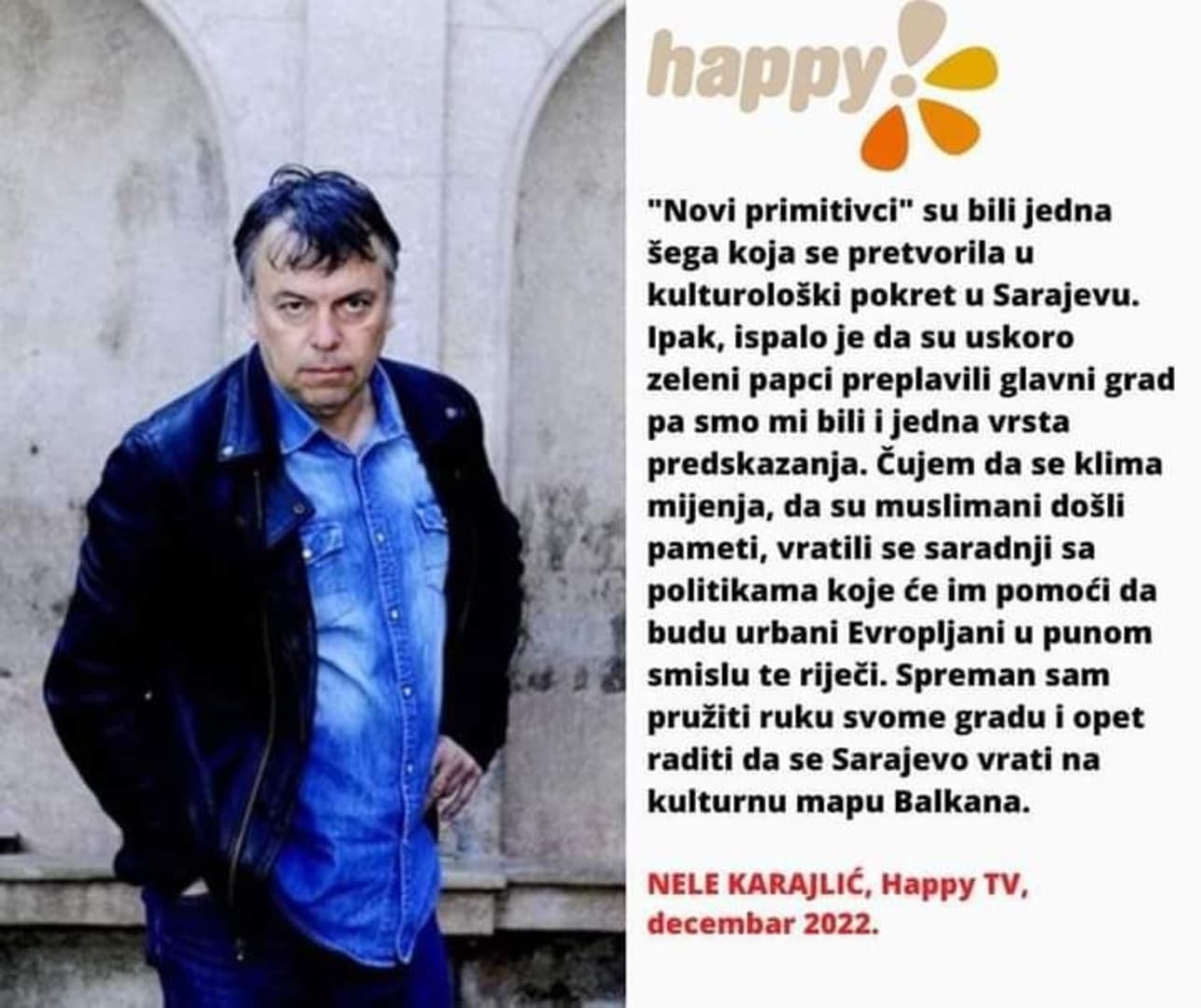 Nele Karajlić ponovo pljuje po rodnom gradu, Bošnjacima i BiH - slika 1