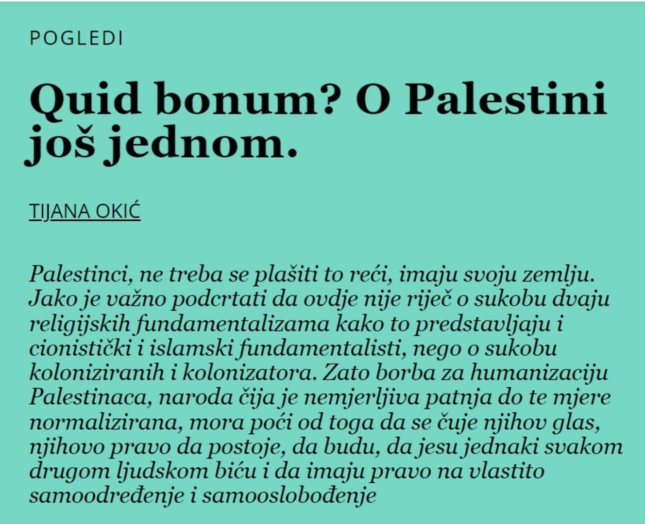 Zapad je stvorio Hamas da bi oslabio Palestince - slika 1