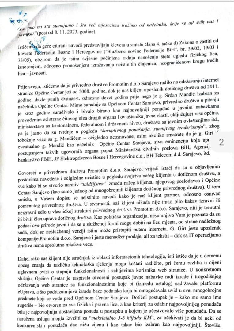 Girt: Lov na vještice u Centru i neistine iznesene na moj račun - slika 2