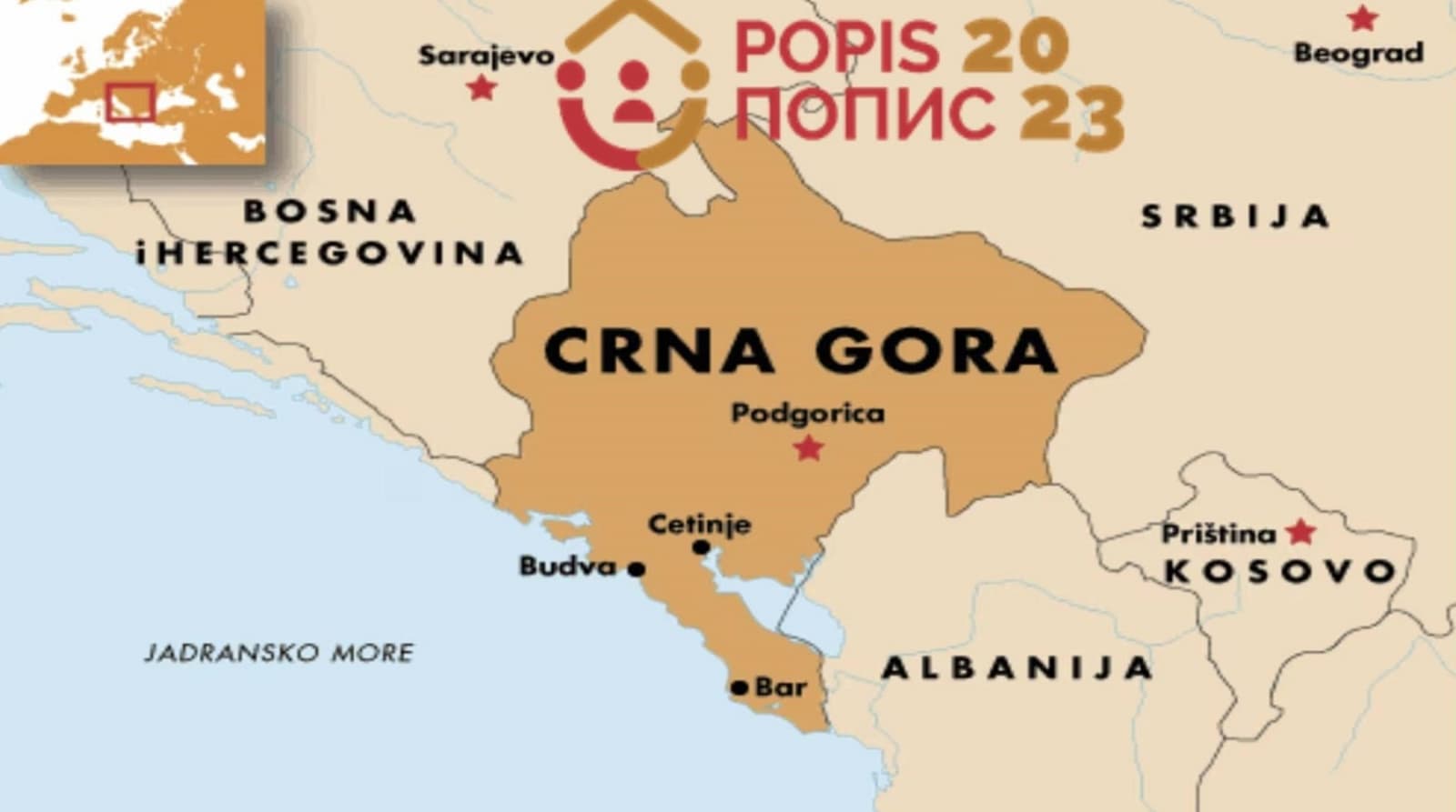 Popis u Crnoj Gori: Bošnjaka više od 10 posto, Muslimana 3 posto... - slika 1