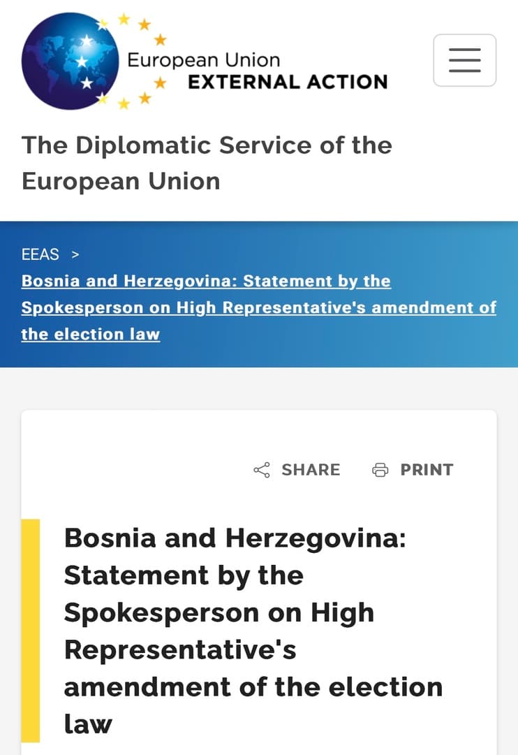 EU: Nametanja su zadnji instrument - slika 1
