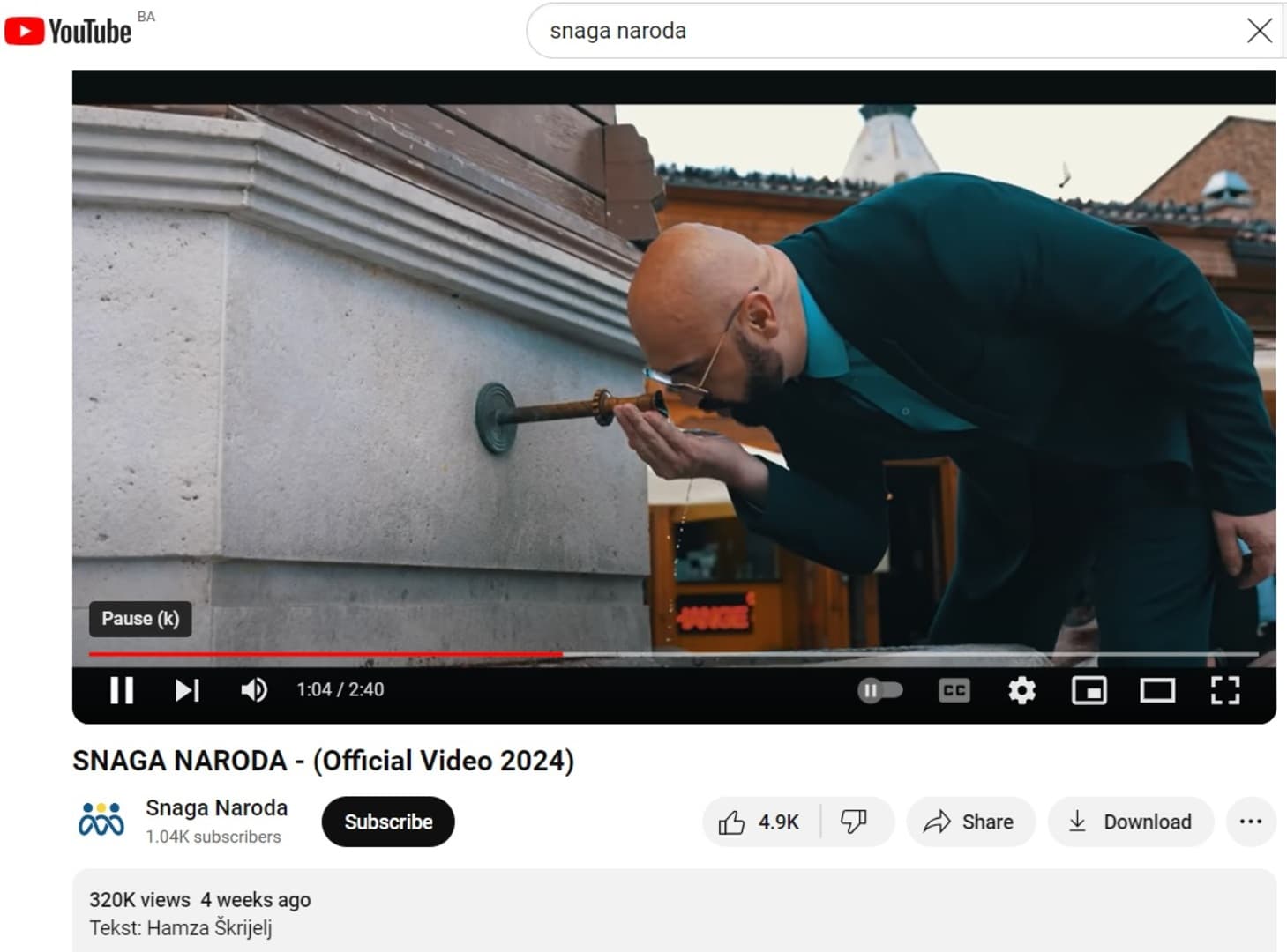 Isak nije uklonio spot zbog kojeg ga je CIK kaznio - slika 1