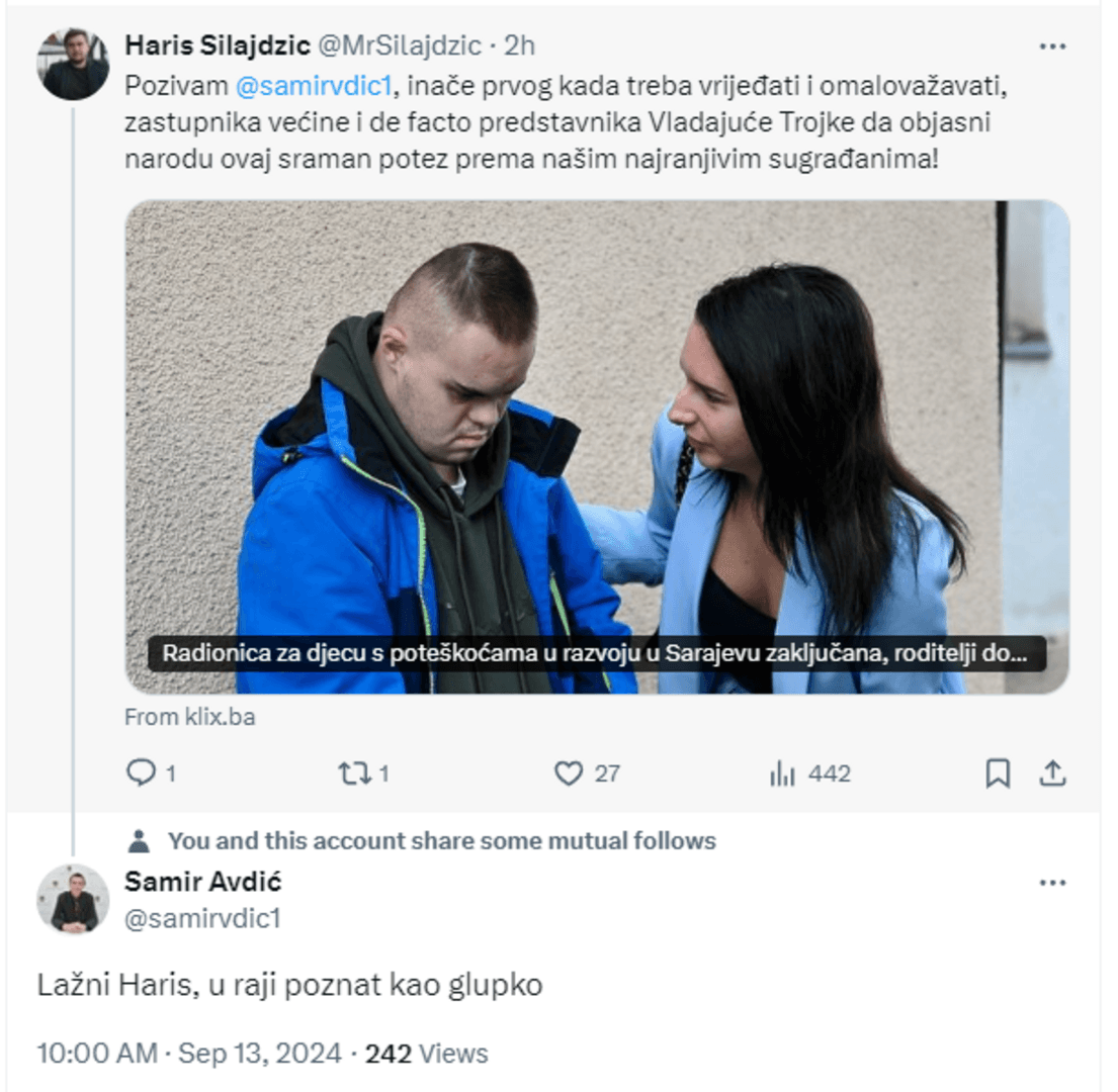 Kantonalni zastupnik izvrijeđao federalnog nakon otvorene prozivke... - slika 1