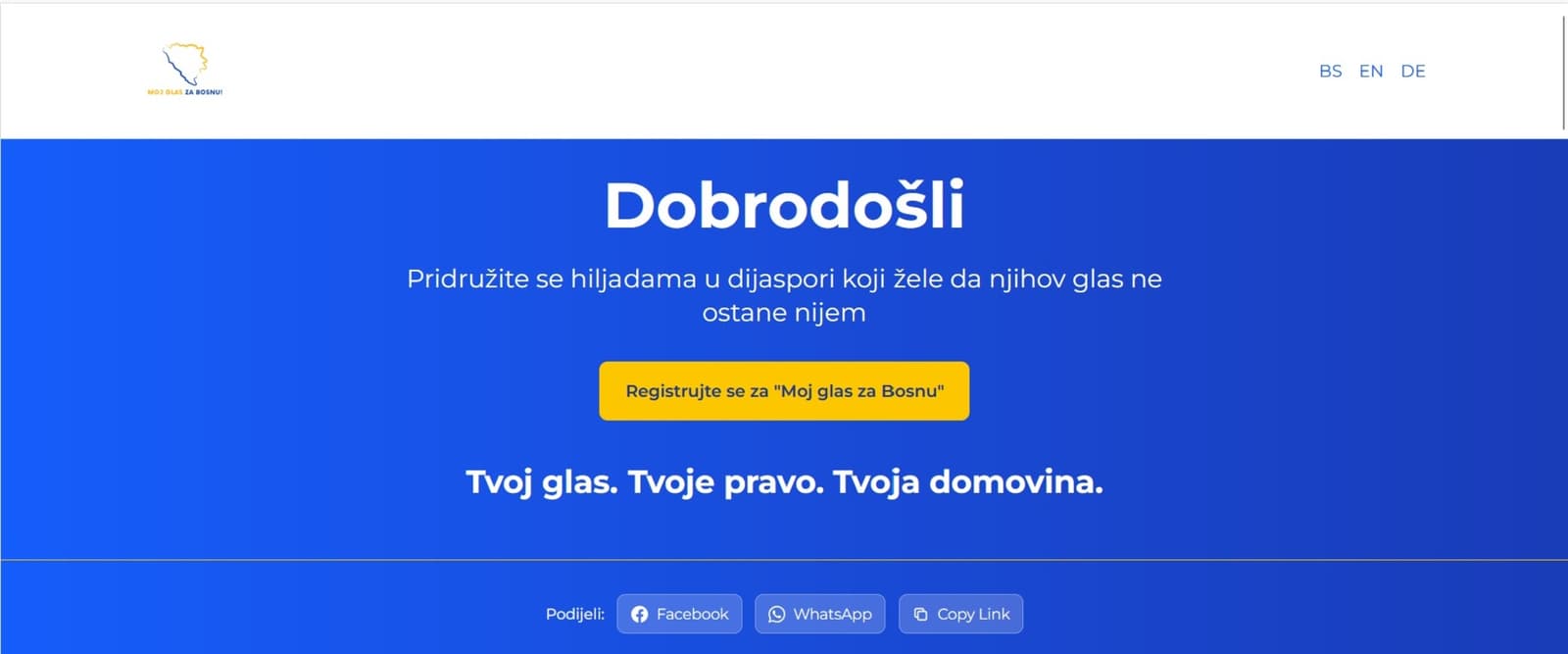 Dijaspora krenula u kampanju registracije birača za izbore - slika 1