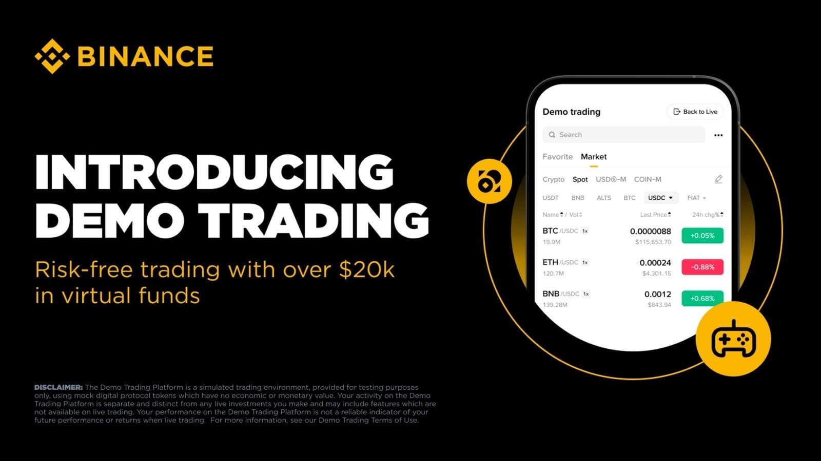 Demo Trading: Binance lansira platformu za sigurno učenje trgovine kriptovalutama - slika 1