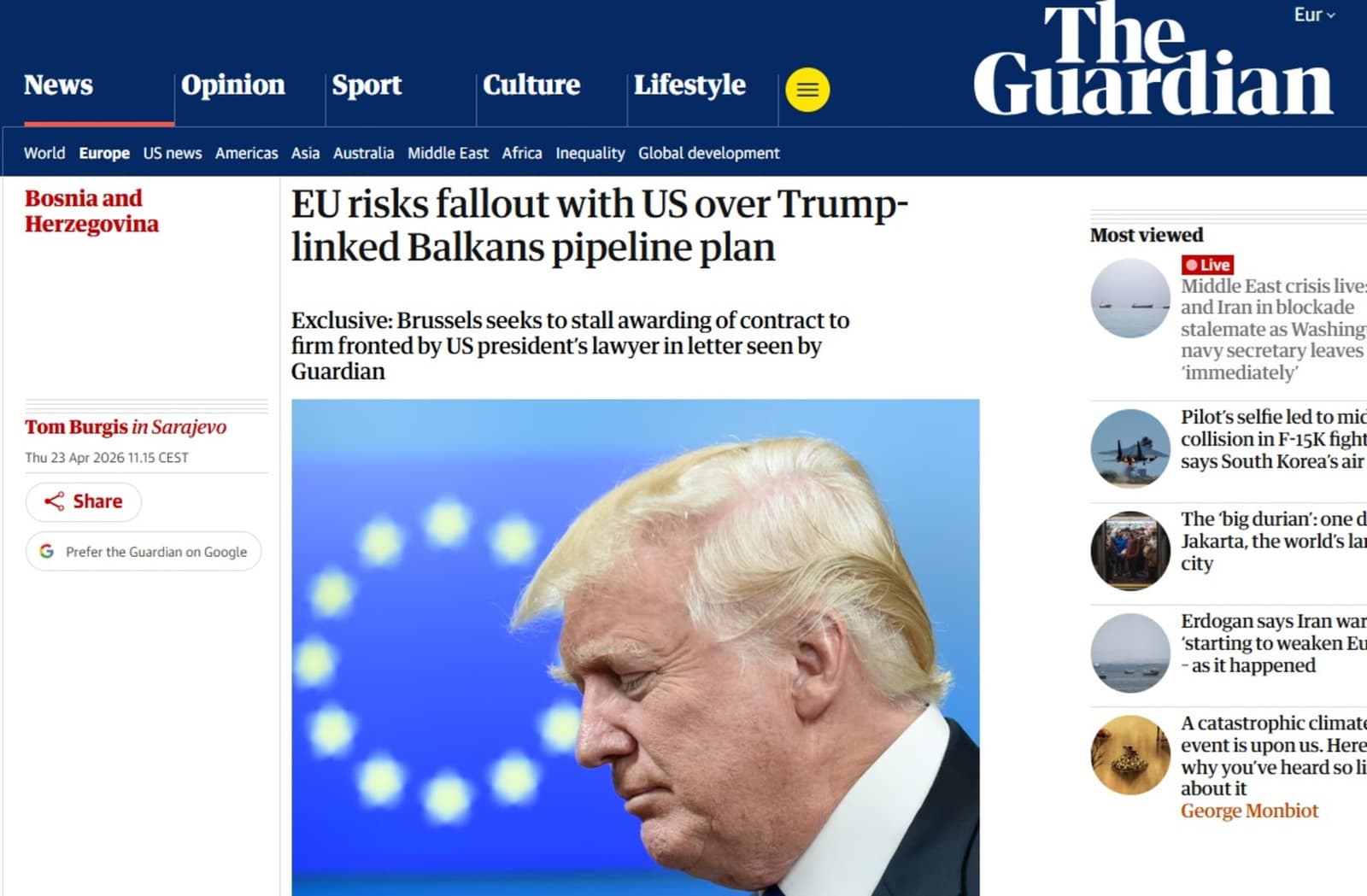 Guardian piše o skandalu s Južnom plinskom interkonekcijom - slika 1